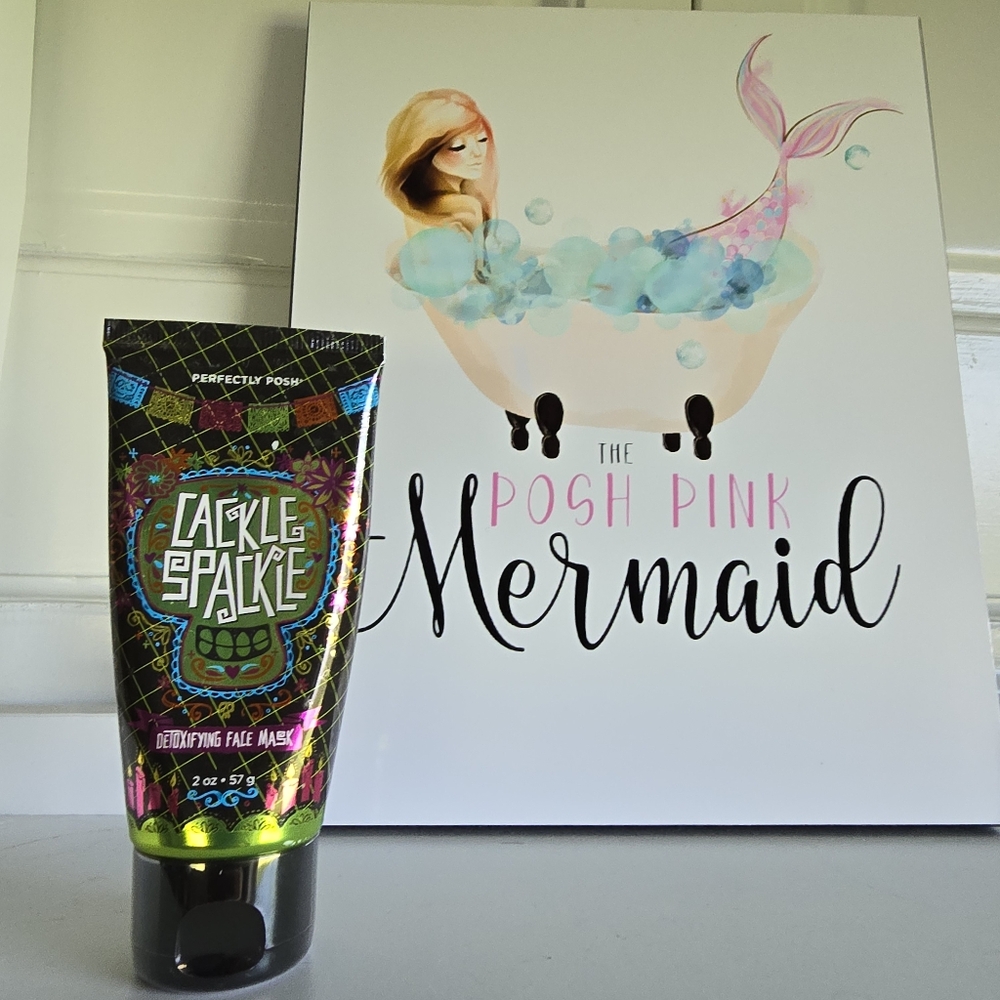 New Sealed Perfectly Posh Cackle Spackle Charcoal Mask